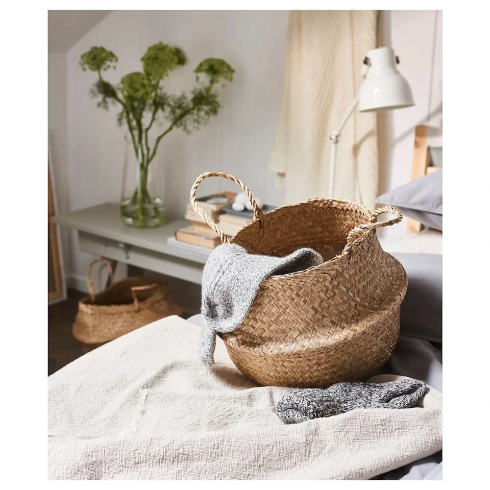NWT IKEA Seagrass Basket